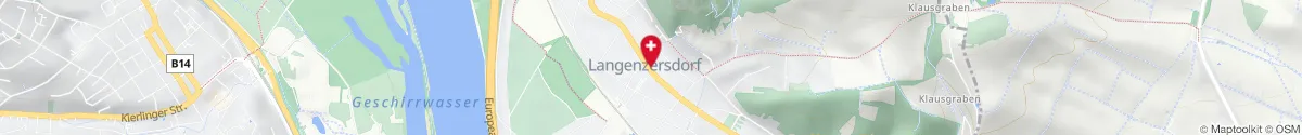 Kartendarstellung des Standorts für Marien-Apotheke in 2103 Langenzersdorf